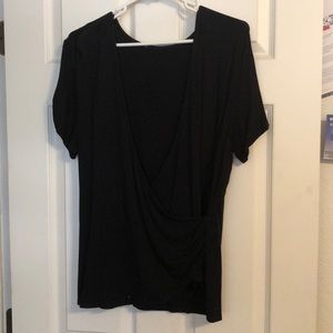 Stretchy wrap shirt